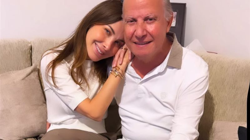 نانسي عجرم رفقة والدها