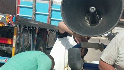 استمرار حملات مصادرة مكبرات الصوت بكفر الدوار بمحافظة البحيرة
