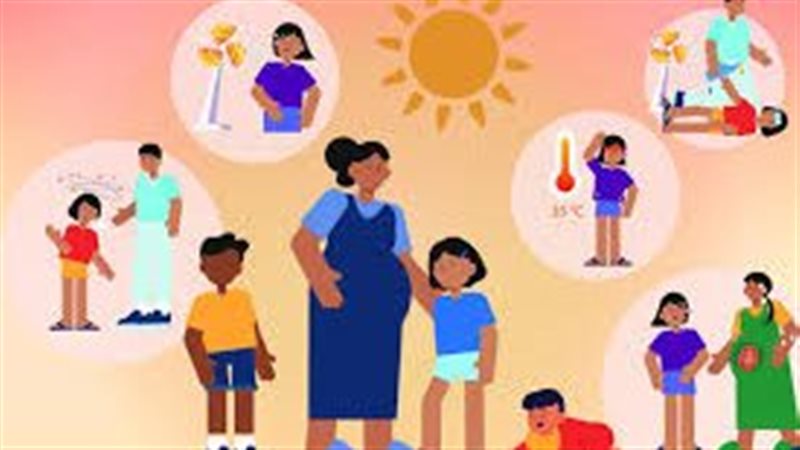 تأثير موجات الحرارة المرتفعة على الأطفال