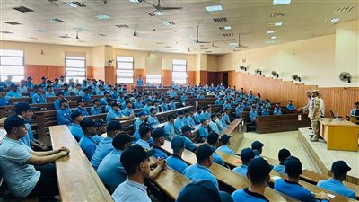 رئيس جامعة الدلتا التكنولوجية يشهد فعاليات دورتي التربية العسكرية والوطنية