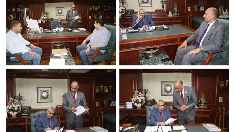 محافظ بنى سويف ونائبه