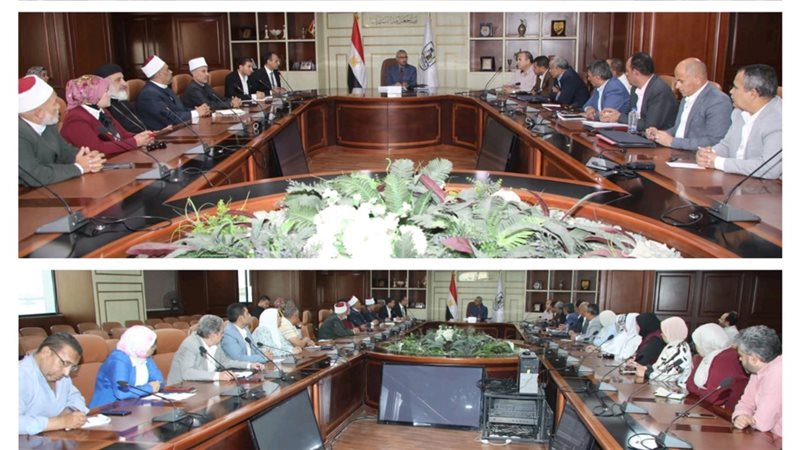 محافظ بنى سويف خلال