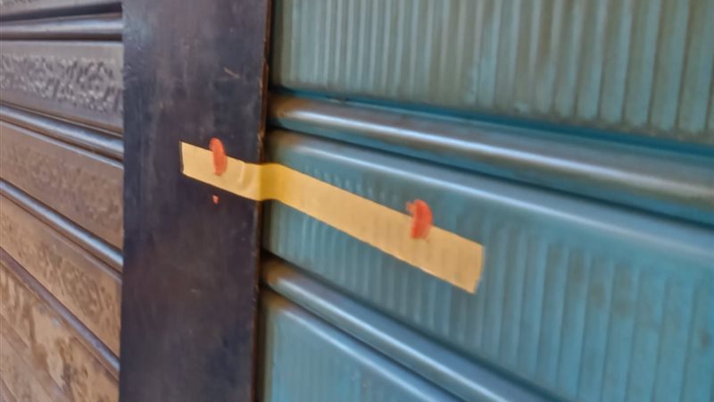جانب من غلق المنشآت