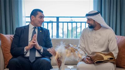وزير الرياضة يبحث مع نظيره الإماراتي تعزيز التعاون في قضايا تمكين الشباب