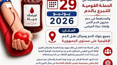 برعاية محافظ سوهاج.. الشباب والرياضة تطلق حملة للتبرع بالدم الاثنين القادم