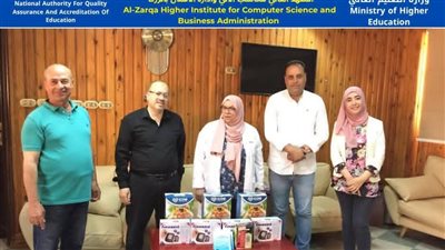 المعهد العالي بالزرقا يدعم مستشفى الزرقا المركزي بأجهزة طبية لتعزيز الخدمات 