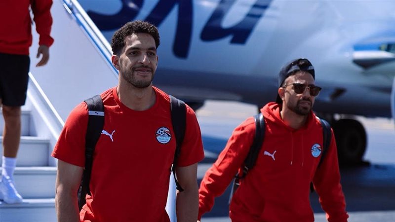 منتخب مصر في مطار