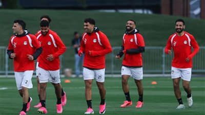 منتخب مصر يؤدي تدريبات في الجيم استعدادًا لمواجهة أستراليا في كأس العالم