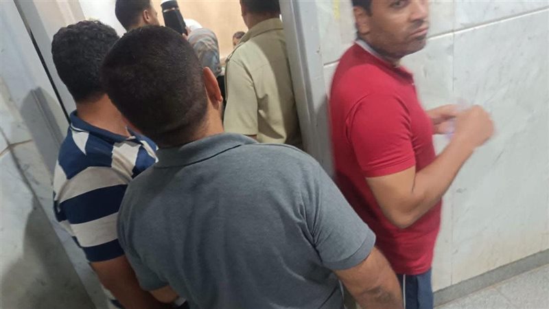 مصابين من داخل مستشفي