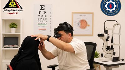 إقبال كبير على قافلة مساكن الملك عبدالله العلاجية بالسويس وتقديم خدمات مجانية 