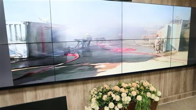 محافظ المنوفية يتابع ميدانيا تداعيات حادث نشوب حريق مصنع بالسادات 