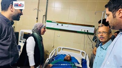 وكيل وزارة الصحة بالفيوم تطمئن على الدكتور محمود سعد بعد واقعة الاعتداء عليه
