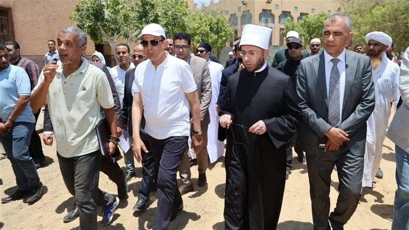 وزير الأوقاف ومحافظ المنيا