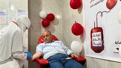 بدء إنطلاق أكبر حملة للتبرع بالدم بمركز أبوحمص 