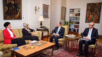 وزير الخارجية لمبعوثة الاتحاد الأوروبي: مصر تدعم وحدة السودان وسيادة الصومال