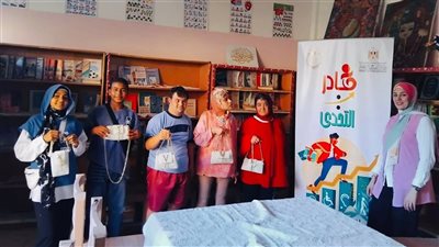 ورشة هاند ميد لذوي الهمم وأولياء الأمور ضمن برنامج قادرعلى التحدي بدمياط