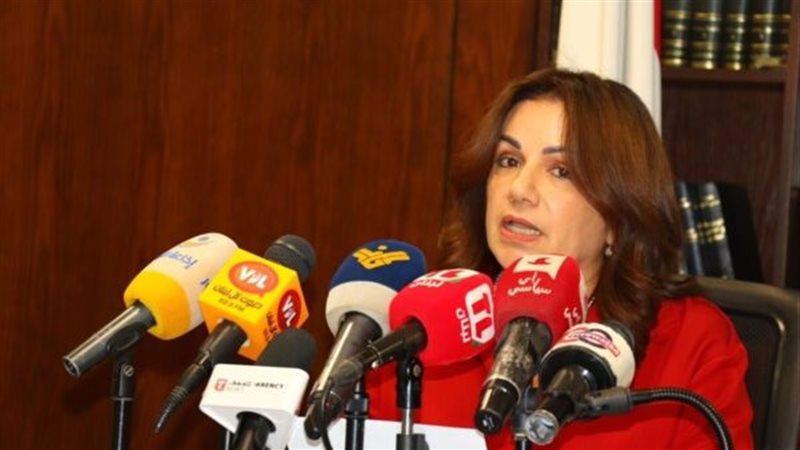 وزيرة الشؤون الاجتماعية اللبنانية الدكتورة حنين السيد 