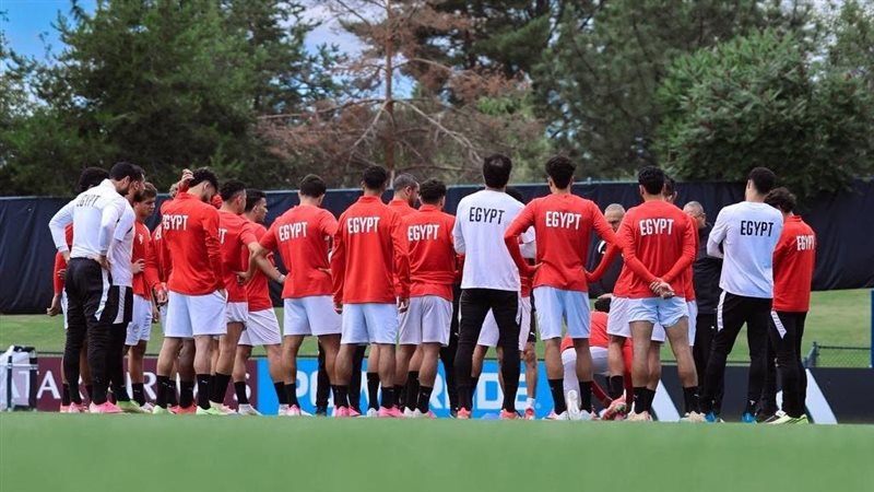منتخب مصر يستعد لأستراليا