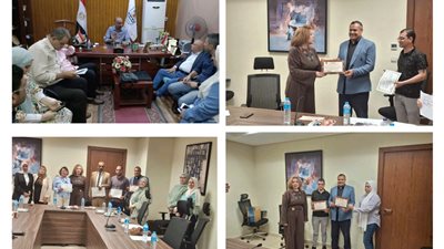 وزارة التربية والتعليم تكرم ثنائي بنى سويف في إطار دعم التميز وتقدير الكفاءات 