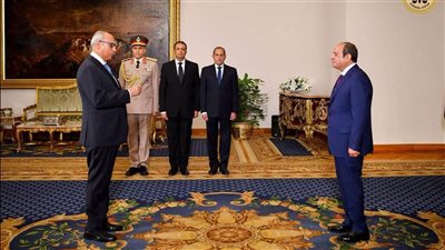 المستشار محمود أبو الدهب يؤدي اليمين القانونية رئيسا لمجلس الدولة