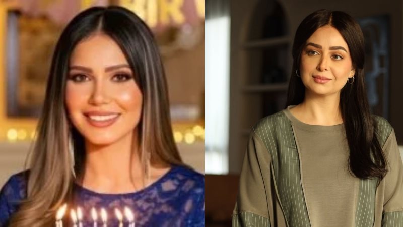 هبة مجدي وإيناس عز