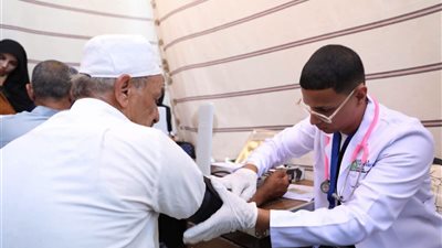 إقبال كبير على القافلة التنموية بقرية كبريت المفارق بمحافظة السويس