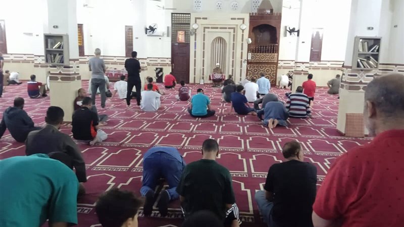 جانب من المنبر 