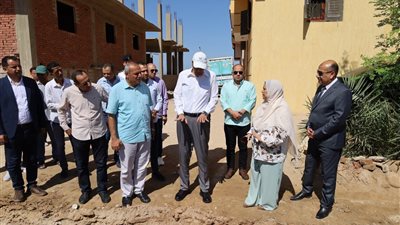 محافظ جنوب سيناء يتابع تنفيذ مشروع مرافق تقسيم الشباب الجديد بقرية الجبيل