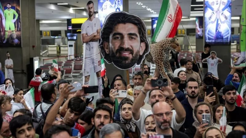 استقبال بعثة إيران