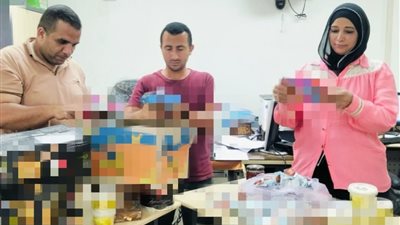 قبل بيعها للمواطنين.. ضبط 527 عبوة سلع ومنتجات غذائية مجهولة المصدر 