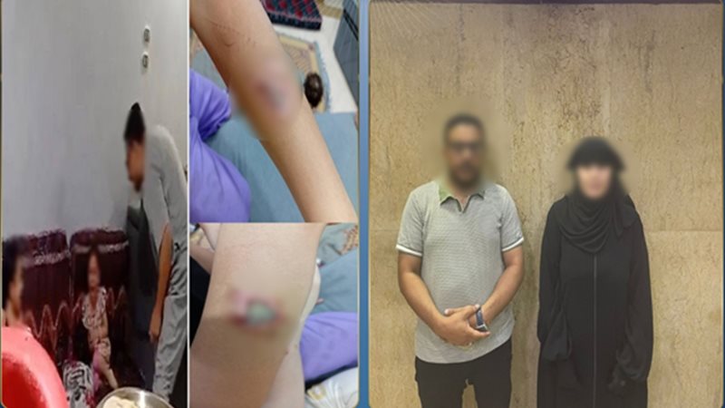 المتهمان عقب القبض