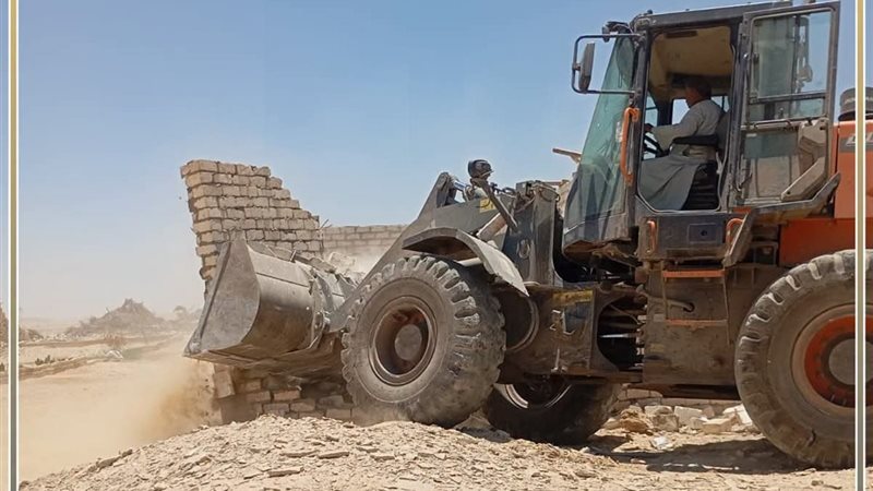 جانب من إزالة التعديات