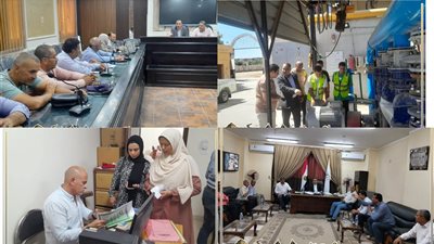 بنى سويف|متابعة مكثفة لملفات التصالح والتقنين وتطوير محطة مياه البدينى 