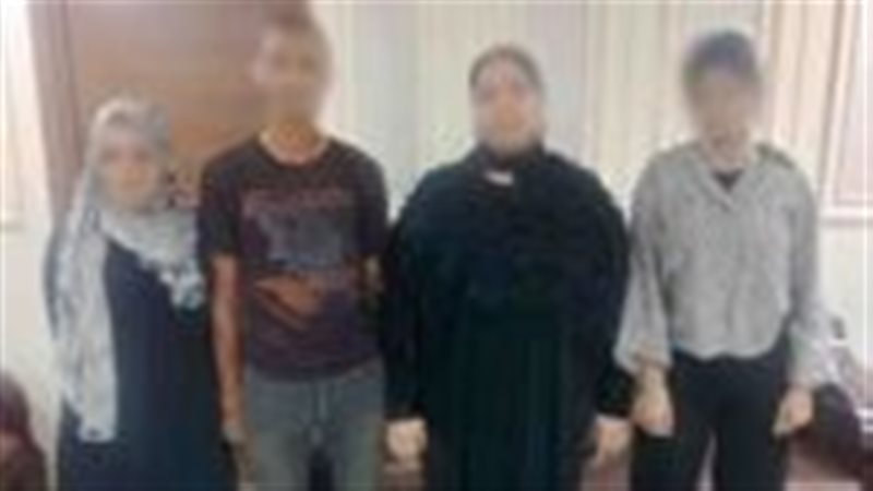 المتهمة عقب القبض