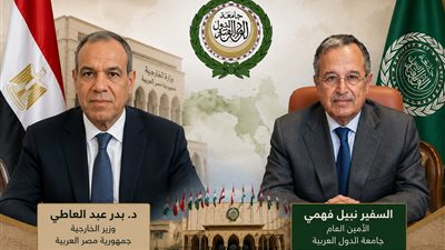 وزير الخارجية يزور الجامعة العربية لتهنئة فهمى بتولى الأمانة العامة