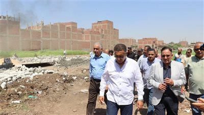 محافظ القليوبية يقود حملة مكبرة لإزالة التعديات على الأراضي الزراعية بقليوب