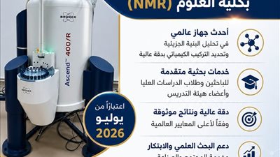 جامعة كفر الشيخ تعلن عن بدء التشغيل الرسمي لوحدة الرنين النووي المغناطيسي NMR