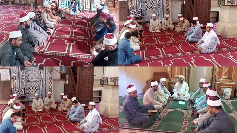 جانب من المقارئ بمساجد