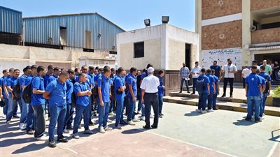 «مياه المنوفية»: بدء التدريب الصيفي لـ 126 طالب بالمدرسة الثانوية الفنية 