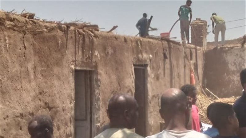 من موقع الحريق 