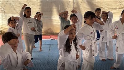 رياضة في مواجهة الحرب.. كيف أصبح الكاراتيه طوق نجاة لأطفال غزة؟