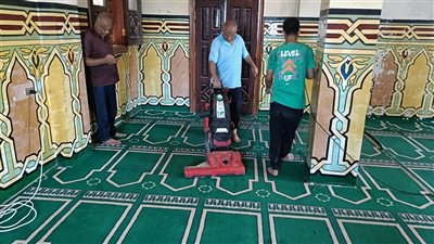أوقاف دمياط تواصل أعمال نظافة وتعقيم المساجد للحفاظ على بيوت الله 