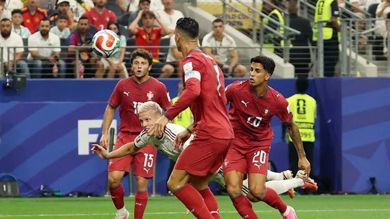 مباراة إسبانيا والبرتغال