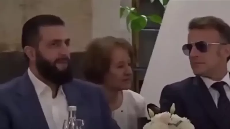 ماكرون وأحمد الشرع
