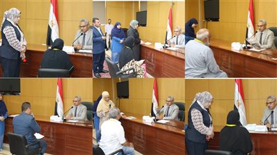 باللقاء المفتوح.. محافظ بني سويف يبحث مطالب المواطنين ويوجه بدعم مادى لحالات