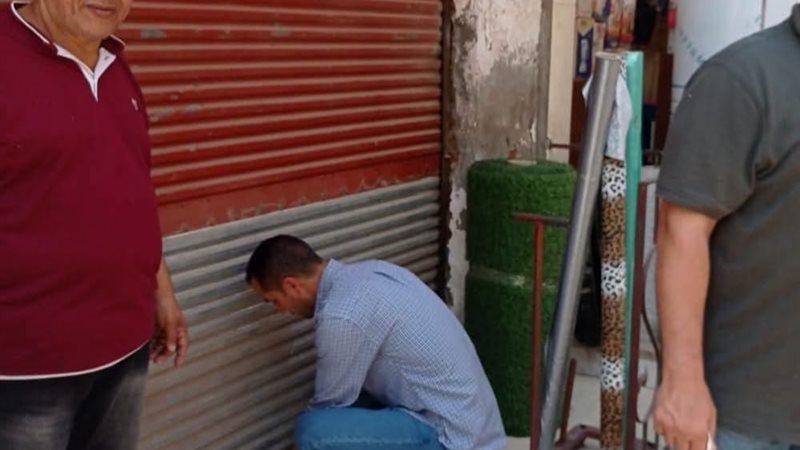 رفع 309 إشغالات وغلق