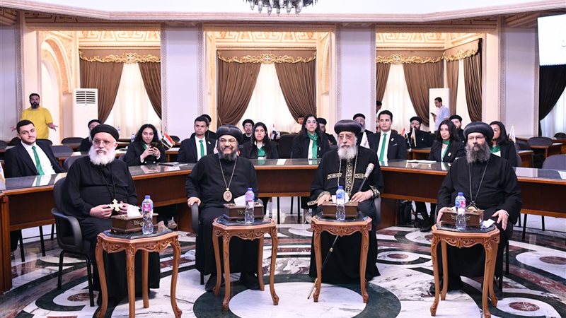 لقاء البابا تواضروس مع مجلس الشباب السكندري 