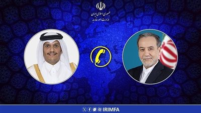 وزيرا خارجية إيران وقطر يؤكدان مواصلة التنسيق لاحتواء التوتر بالمنطقة