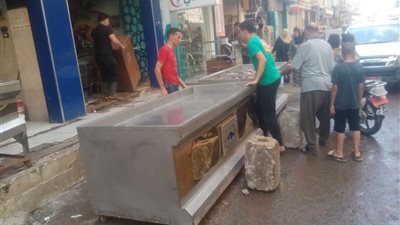 بقيادة رئيس المدينة.. إزالة ٣٠٠ مخالفة إشغال طريق خلال حملة مكبرة بكفر الدوار