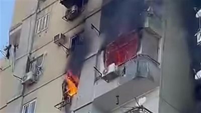 معاينة ميدانية من جهات التحقيق لحريق أبراج المحمودية في العمرانية
